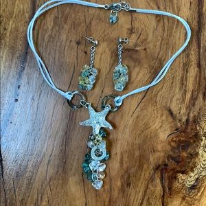 Antica Murrina starfish necklace and earrings
